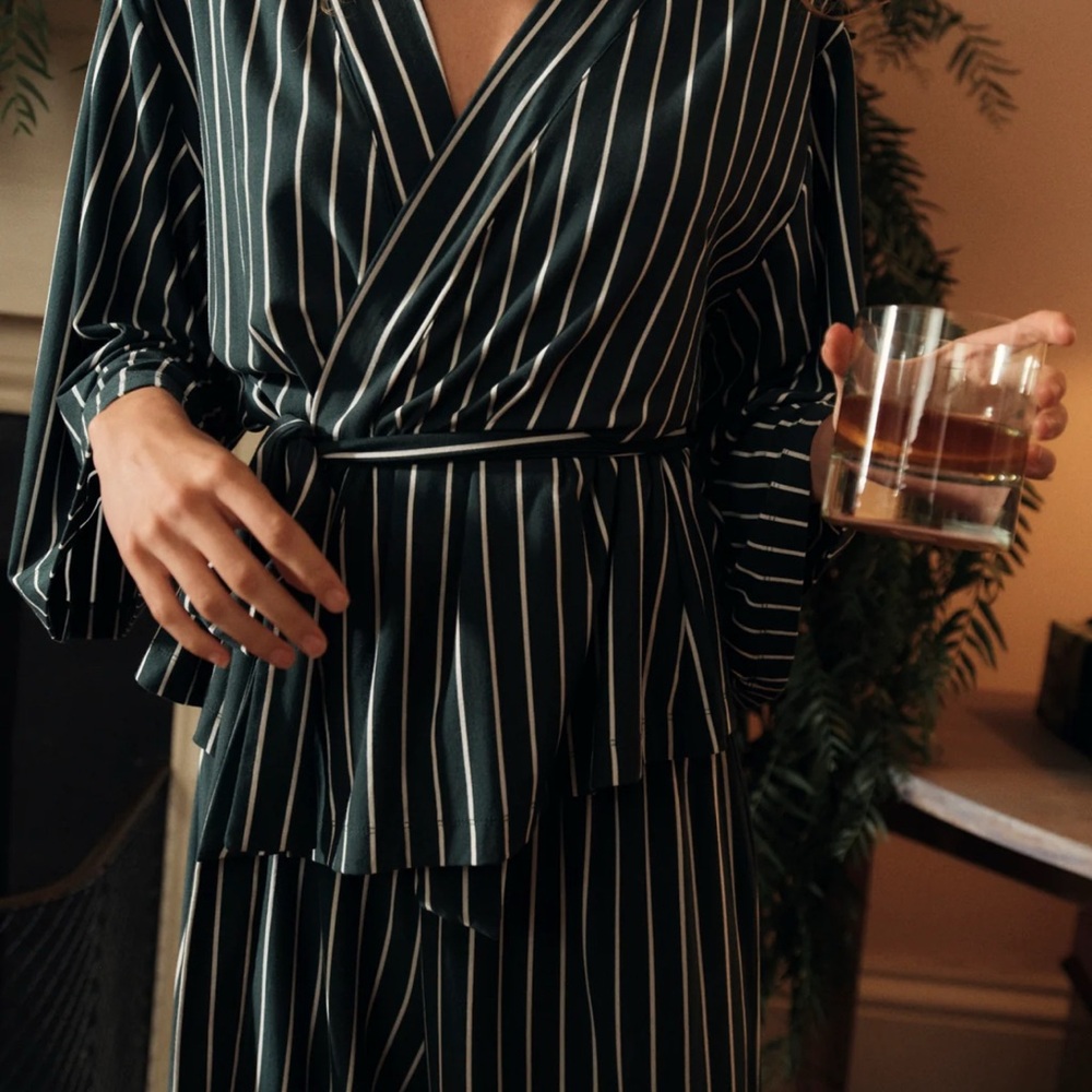 Lake dream modal kimono pajama set